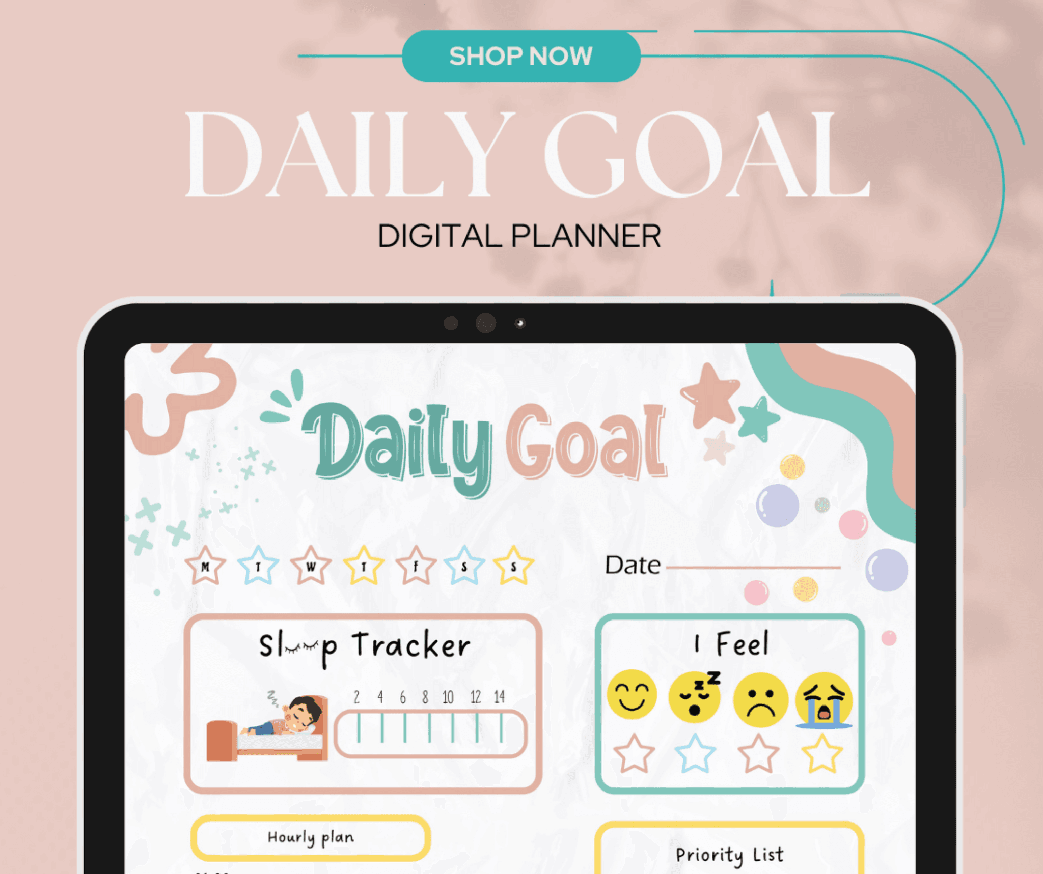 Kids Daily Planner - Fun & Organized Routine for Children