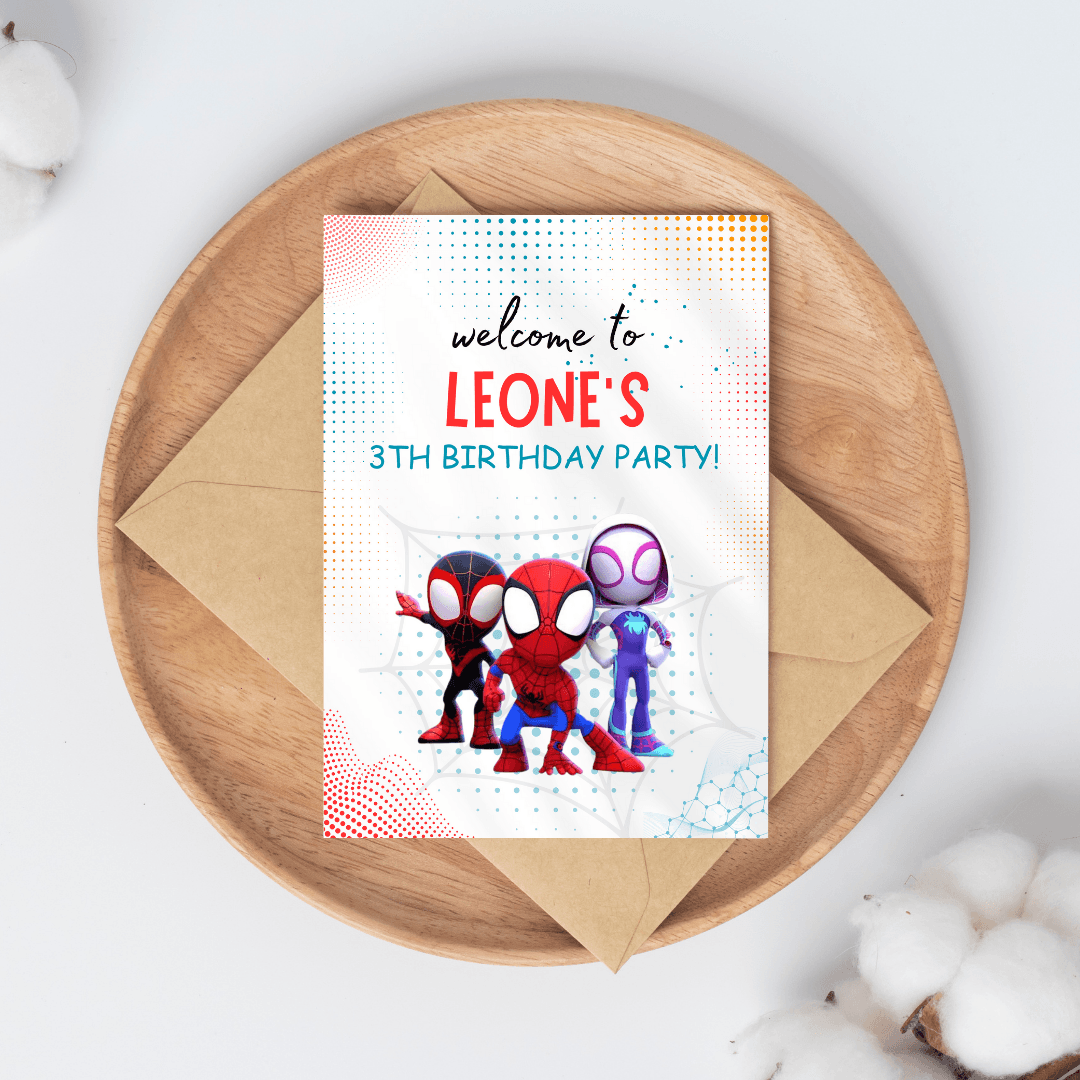 Leone's 3rd Birthday Party Poster Customization | Fun & Exciting Designs for a Memorable Celebration