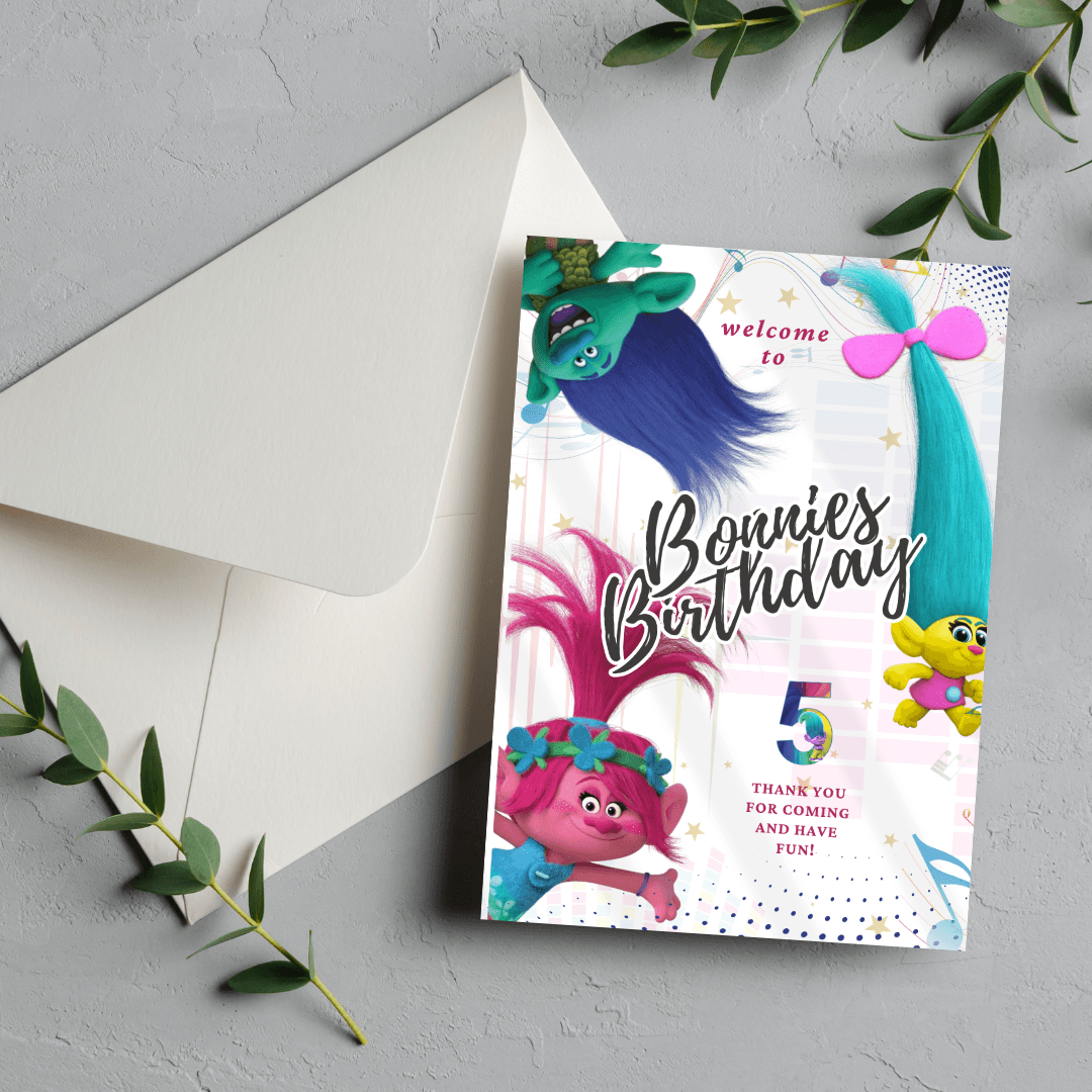 Custom Birthday Invitation Poster | Printable Birthday Invite Template for Kids & Adults | Digital Birthday Party Card | Editable Online Design