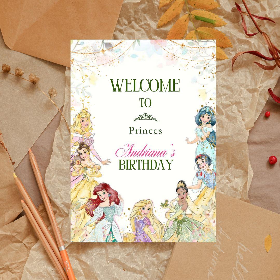 Pink Minimalist Coquette 18th Birthday Customizable Welcome Sign Poster | Debut Party Photo Board