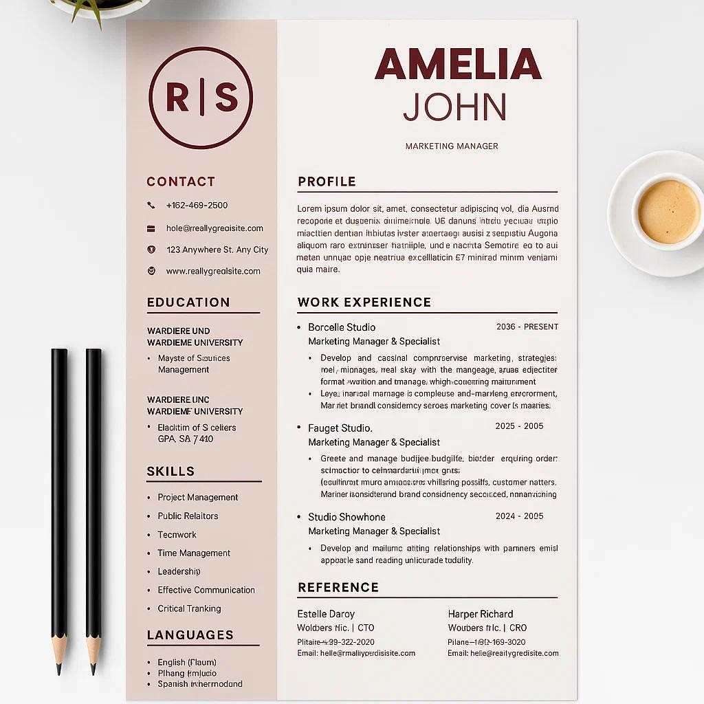 Professional Marketing Manager CV | Dynamic, Results-Driven Expertise in Brand Strategy, Leadership & Marketing Campaigns