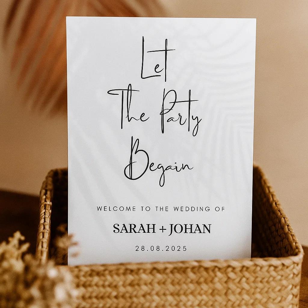 Wedding Party Invitation – Editable Digital Template for Instant Download | Customize Text for Your Special Celebration