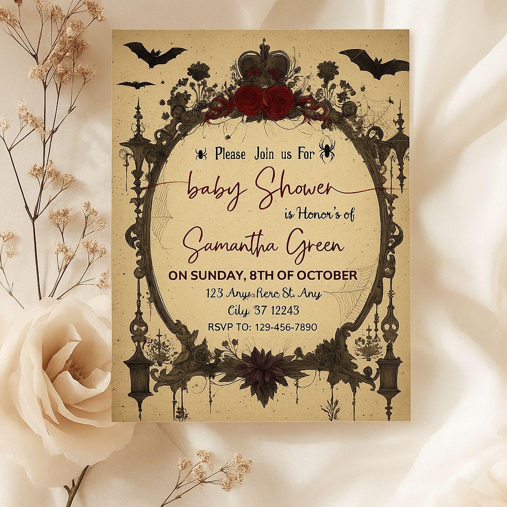 Baby Shower Invitation Template – Editable & Customizable Gender Reveal, Boy, Girl, and Neutral Party Design