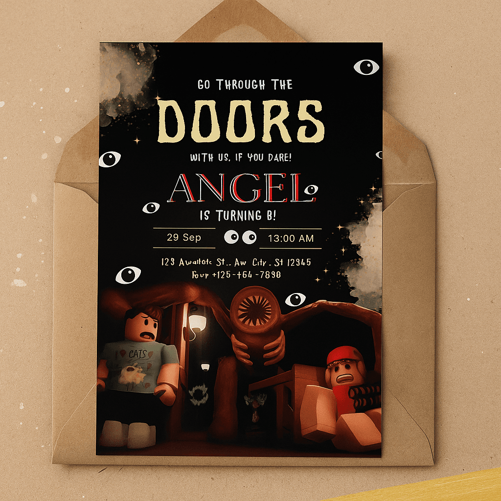 Birthday Party Invitation Template – Editable & Printable Digital Invite | Fun Celebration Party Card | Instant Download