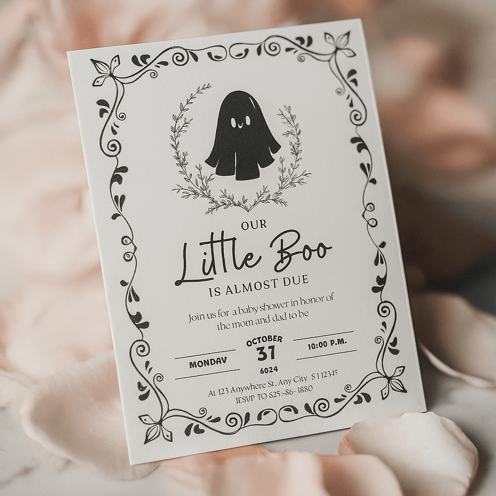 Editable Baby Shower Invitation Template – Custom Digital Invite for Baby Shower Party | Instant Download