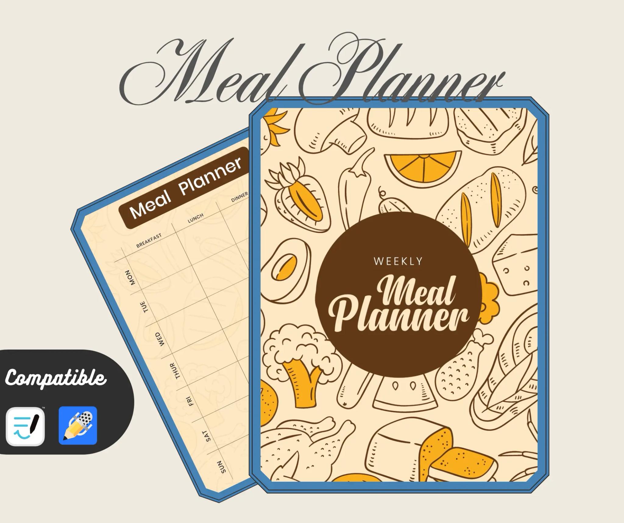 Meal Weekly Planner | Plan, Prep & Stay Healthy